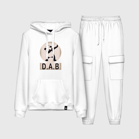 Женский костюм хлопок (с толстовкой) с принтом DAB Panda в городе Новоалтайск,  |  | best | dab | dabbig | dance | freedom | hip hop | music | panda | rap | даб | даббинг | животные | крутой | лучший | медведь | музыка | панда | рэп | рэпер | свобода | танец | хип хоп