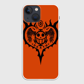 Чехол для iPhone 13 mini с принтом сердце One Piece в городе Новоалтайск,  |  | anime | kaido | luffy | manga | one piece | theory | zoro | большой куш | ван | луффи | манга | манки д | мульт | пираты | пис | рыжий | сёнэн | сериал | шанкс