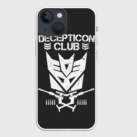 Чехол для iPhone 13 mini с принтом Трансформеры Deceticon в городе Новоалтайск,  |  | bumblebee | transformers | автоботы | бамблби | мегатрон | оптимус прайм | роботы | трансформеры