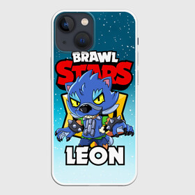 Чехол для iPhone 13 mini с принтом BRAWL STARS WEREWOLF LEON в городе Новоалтайск,  |  | brawl stars | brawl stars werewolf leon | brawler | leon | werewolf | бравл старз | бравлер | волк | леон | оборотень | оборотень леон