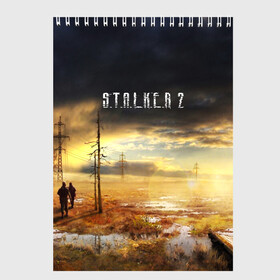 Скетчбук с принтом STALKER 2 в городе Новоалтайск, 100% бумага
 | 48 листов, плотность листов — 100 г/м2, плотность картонной обложки — 250 г/м2. Листы скреплены сверху удобной пружинной спиралью | s.t.a.l.k.e.r. | stalker | арт | зона | зона отчуждения | игра | мутант | пейзаж | припять | радиация | радиоктивный фон | сталкер | чернобыль