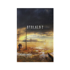 Обложка для паспорта матовая кожа с принтом STALKER 2 в городе Новоалтайск, натуральная матовая кожа | размер 19,3 х 13,7 см; прозрачные пластиковые крепления | Тематика изображения на принте: s.t.a.l.k.e.r. | stalker | арт | зона | зона отчуждения | игра | мутант | пейзаж | припять | радиация | радиоктивный фон | сталкер | чернобыль
