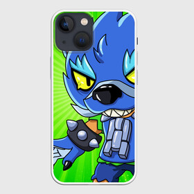 Чехол для iPhone 13 mini с принтом BRAWL STARS WEREWOLF LEON в городе Новоалтайск,  |  | brawl stars | brawl stars werewolf leon | brawler | leon | werewolf | бравл старз | бравлер | волк | леон | оборотень | оборотень леон