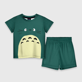 Детский костюм с шортами 3D с принтом totoro в городе Новоалтайск,  |  | japan | my neighbor totoro | neighbor totoro | totoro | мой сосед тоторо | сосед тоторо | тоторо | япония
