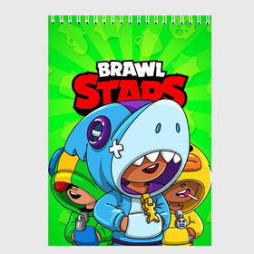 Скетчбук с принтом BRAWL STARS LEON в городе Новоалтайск, 100% бумага
 | 48 листов, плотность листов — 100 г/м2, плотность картонной обложки — 250 г/м2. Листы скреплены сверху удобной пружинной спиралью | brawl stars | brawl stars leon | brawler | leon | sally | shark | акула | бравл старз | бравлер | леон | салли