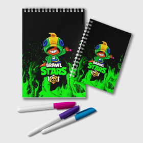 Блокнот с принтом Brawl Stars LEON в городе Новоалтайск, 100% бумага | 48 листов, плотность листов — 60 г/м2, плотность картонной обложки — 250 г/м2. Листы скреплены удобной пружинной спиралью. Цвет линий — светло-серый
 | 8 bit | 8 бит | brawl | brawl stars | crow | leon | stars | бравл | бравл старс | браво старс | игра | компьютерная | кров | леон | онлайн | старс