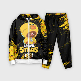 Детский костюм 3D с принтом BRAWL STARS SALLY LEON. в городе Новоалтайск,  |  | brawl stars | leon | moba | pattern | sally leon | бравл старс | жанр | игра | леон | огонь | паттерн | пламя | утка