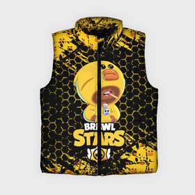 Женский жилет утепленный 3D с принтом BRAWL STARS SALLY LEON. в городе Новоалтайск,  |  | brawl stars | leon | moba | pattern | sally leon | бравл старс | жанр | игра | леон | паттерн | утка