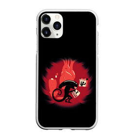 Чехол для iPhone 11 Pro Max матовый с принтом Чужой внутри меня в городе Новоалтайск, Силикон |  | Тематика изображения на принте: alien | кино | пародия | прикол | смешно | фильм | чужой | юмор