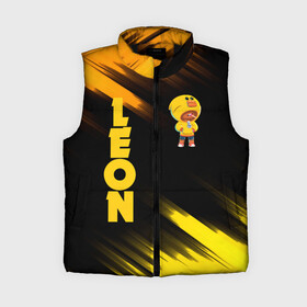 Женский жилет утепленный 3D с принтом BRAWL STARS SALLY LEON. в городе Новоалтайск,  |  | brawl stars | leon | moba | sally leon | бравл старс | жанр | игра | леон | утка