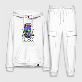 Мужской костюм хлопок с толстовкой с принтом BRAWL STARS ОБОРОТЕНЬ LEON. в городе Новоалтайск,  |  | brawl stars | leon | moba | бравл старс | жанр | игра | леон | оборотень | оборотень leon