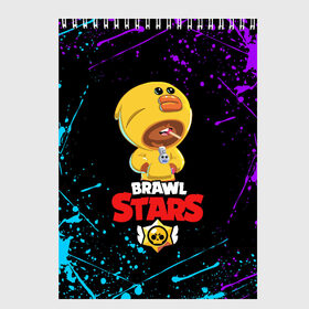 Скетчбук с принтом BRAWL STARS SALLY LEON в городе Новоалтайск, 100% бумага
 | 48 листов, плотность листов — 100 г/м2, плотность картонной обложки — 250 г/м2. Листы скреплены сверху удобной пружинной спиралью | brawl stars | crow | leon | leon shark | sally leon | shark | stars | акула | берли | ворон | леон | леон акула | спайк | эль примо