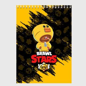 Скетчбук с принтом BRAWL STARS SALLY LEON в городе Новоалтайск, 100% бумага
 | 48 листов, плотность листов — 100 г/м2, плотность картонной обложки — 250 г/м2. Листы скреплены сверху удобной пружинной спиралью | brawl stars | crow | leon | leon shark | sally leon | shark | stars | акула | берли | ворон | леон | леон акула | спайк | эль примо