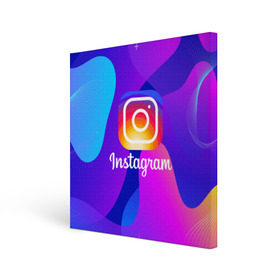 Холст квадратный с принтом Instagram Exclusive в городе Новоалтайск, 100% ПВХ |  | insta | instagram | instagramm | social | видео | инста | инстаграм | инстаграмм | приложение | социальная сеть | фото