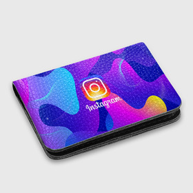 Картхолдер с принтом с принтом Instagram Exclusive в городе Новоалтайск, натуральная матовая кожа | размер 7,3 х 10 см; кардхолдер имеет 4 кармана для карт; | insta | instagram | instagramm | social | видео | инста | инстаграм | инстаграмм | приложение | социальная сеть | фото
