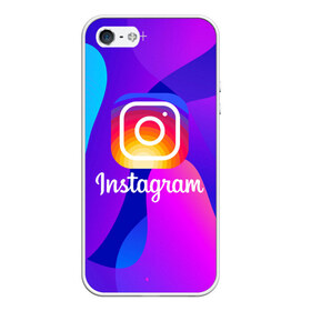 Чехол для iPhone 5/5S матовый с принтом Instagram Exclusive в городе Новоалтайск, Силикон | Область печати: задняя сторона чехла, без боковых панелей | Тематика изображения на принте: insta | instagram | instagramm | social | видео | инста | инстаграм | инстаграмм | приложение | социальная сеть | фото
