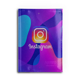 Обложка для автодокументов с принтом Instagram Exclusive в городе Новоалтайск, натуральная кожа |  размер 19,9*13 см; внутри 4 больших “конверта” для документов и один маленький отдел — туда идеально встанут права | Тематика изображения на принте: insta | instagram | instagramm | social | видео | инста | инстаграм | инстаграмм | приложение | социальная сеть | фото