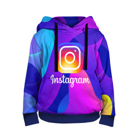 Детская толстовка 3D с принтом Instagram Exclusive в городе Новоалтайск, 100% полиэстер | двухслойный капюшон со шнурком для регулировки, мягкие манжеты на рукавах и по низу толстовки, спереди карман-кенгуру с мягким внутренним слоем | insta | instagram | instagramm | social | видео | инста | инстаграм | инстаграмм | приложение | социальная сеть | фото