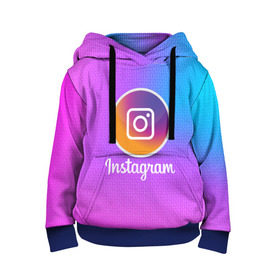 Детская толстовка 3D с принтом INSTAGRAM в городе Новоалтайск, 100% полиэстер | двухслойный капюшон со шнурком для регулировки, мягкие манжеты на рукавах и по низу толстовки, спереди карман-кенгуру с мягким внутренним слоем | insta | instagram | instagramm | social | видео | инста | инстаграм | инстаграмм | приложение | социальная сеть | фото