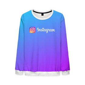 Мужской свитшот 3D с принтом INSTAGRAM GRADIENT в городе Новоалтайск, 100% полиэстер с мягким внутренним слоем | круглый вырез горловины, мягкая резинка на манжетах и поясе, свободная посадка по фигуре | insta | instagram | instagramm | social | видео | инста | инстаграм | инстаграмм | приложение | социальная сеть | фото