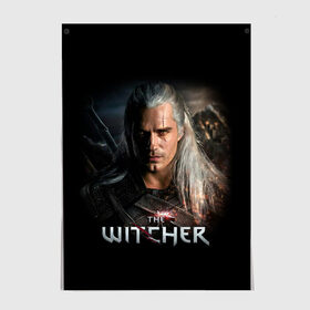 Постер с принтом THE WITCHER в городе Новоалтайск, 100% бумага
 | бумага, плотность 150 мг. Матовая, но за счет высокого коэффициента гладкости имеет небольшой блеск и дает на свету блики, но в отличии от глянцевой бумаги не покрыта лаком | geralt | netflix | the witcher | witcher | ведьмак | геральт | йенифер | нетфликс | сериал ведьмак | трисс | цири