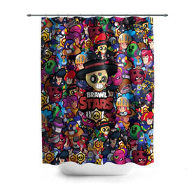Штора 3D для ванной BRAWL STARS POKO: в городе Новоалтайск, 100% полиэстер | плотность материала — 100 г/м2. Стандартный размер — 146 см х 180 см. По верхнему краю — пластиковые люверсы для креплений. В комплекте 10 пластиковых колец | bibi | brawl stars | brock | bull | crow | dinomike | el primo | leon | mobile game | nita | poko | ricochet | stars | tara | бравл старс | ворон | леон | мобильные игры