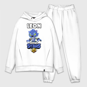 Мужской костюм хлопок OVERSIZE с принтом BRAWL STARS ОБОРОТЕНЬ LEON. в городе Новоалтайск,  |  | brawl stars | colt | crow | leon | leon shark | moba | sally leon | shark | акула | берли | бравл старс | ворон | жанр | игра | кольт | леон | нита | оборотень | оборотень leon | шелли
