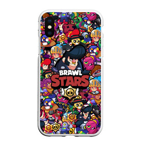 Чехол для iPhone XS Max матовый с принтом BRAWL STARS BULL в городе Новоалтайск, Силикон | Область печати: задняя сторона чехла, без боковых панелей | bibi | brawl stars | brock | bull | crow | dinomike | el primo | leon | mobile game | nita | poko | ricochet | stars | tara | бравл старс | ворон | леон | мобильные игры