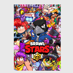 Скетчбук с принтом BRAWL STARS CROW в городе Новоалтайск, 100% бумага
 | 48 листов, плотность листов — 100 г/м2, плотность картонной обложки — 250 г/м2. Листы скреплены сверху удобной пружинной спиралью | brawl stars | brawl stars все персонажи | crow | leon | leon shark | sally leon | shark | stars | акула | берли | ворон | леон | леон акула | спайк | эль примо