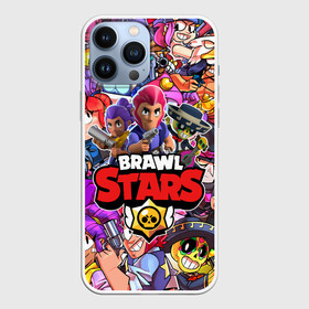 Чехол для iPhone 13 Pro Max с принтом BRAWL STARS в городе Новоалтайск,  |  | Тематика изображения на принте: brawl stars | brawl stars все персонажи | crow | leon | leon shark | sally leon | shark | stars | акула | берли | ворон | леон | леон акула | спайк | эль примо