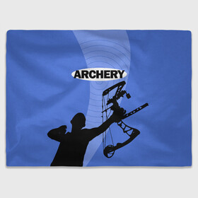 Плед 3D с принтом Archery в городе Новоалтайск, 100% полиэстер | закругленные углы, все края обработаны. Ткань не мнется и не растягивается | archer | archery | bow | bow hunter | bowhunter | лук | лучник | стрельба из лука