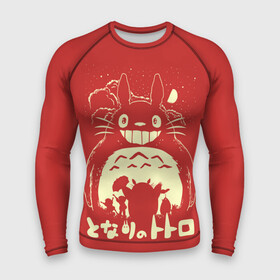 Мужской рашгард 3D с принтом Totoro в городе Новоалтайск,  |  | anime | hayao miyazaki | japanese | meme | miyazaki | piano | studio ghibli | tokyo | totoro | гибли | котобус | мой | сосед | сусуватари | тонари | тоторо | хаяо миядзаки
