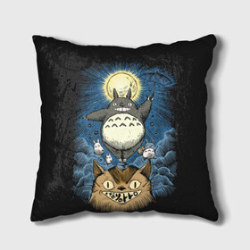 Подушка 3D с принтом My Neighbor Totoro кот и заяц в городе Новоалтайск, наволочка – 100% полиэстер, наполнитель – холлофайбер (легкий наполнитель, не вызывает аллергию). | состоит из подушки и наволочки. Наволочка на молнии, легко снимается для стирки | anime | hayao miyazaki | japanese | meme | miyazaki | piano | studio ghibli | tokyo | totoro | гибли | котобус | мой | сосед | сусуватари | тонари | тоторо | хаяо миядзаки