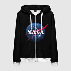 Мужская толстовка 3D на молнии с принтом NASA Black Hole в городе Новоалтайск, 100% полиэстер | длина до линии бедра, манжеты и пояс оформлены мягкой тканевой резинкой, двухслойный капюшон со шнурком для регулировки, спереди молния, по бокам два кармана | black hole | mars | nasa | space | stars | x | галактика | дыра | звезда | звезды | илон | космос | марс | маск | наса | черная | черная дыра