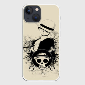 Чехол для iPhone 13 mini с принтом шляпа и череп One Piece в городе Новоалтайск,  |  | anime | kaido | luffy | manga | one piece | theory | zoro | большой куш | ван | луффи | манга | манки д | мульт | пираты | пис | рыжий | сёнэн | сериал | шанкс