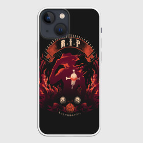 Чехол для iPhone 13 mini с принтом RIP One Piece в городе Новоалтайск,  |  | anime | kaido | luffy | manga | one piece | theory | zoro | большой куш | ван | луффи | манга | манки д | мульт | пираты | пис | рыжий | сёнэн | сериал | шанкс