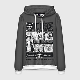 Мужская толстовка 3D с принтом One Piece в городе Новоалтайск, 100% полиэстер | двухслойный капюшон со шнурком для регулировки, мягкие манжеты на рукавах и по низу толстовки, спереди карман-кенгуру с мягким внутренним слоем. | anime | kaido | luffy | manga | one piece | theory | zoro | большой куш | ван | луффи | манга | манки д | мульт | пираты | пис | рыжий | сёнэн | сериал | шанкс