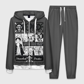 Мужской костюм 3D с принтом One Piece в городе Новоалтайск, 100% полиэстер | Манжеты и пояс оформлены тканевой резинкой, двухслойный капюшон со шнурком для регулировки, карманы спереди | anime | kaido | luffy | manga | one piece | theory | zoro | большой куш | ван | луффи | манга | манки д | мульт | пираты | пис | рыжий | сёнэн | сериал | шанкс