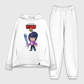 Женский костюм хлопок Oversize с принтом BRAWL STARS BIBI. в городе Новоалтайск,  |  | bib | brawl stars | bull | colt | crow | leon | leon shark | moba | sally leon | shark | акула | берли | биби | бравл старс | ворон | жанр | игра | кольт | леон | леон акула | нита | спайк | шелли
