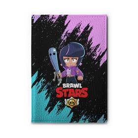 Обложка для автодокументов с принтом BRAWL STARS BIBI. в городе Новоалтайск, натуральная кожа |  размер 19,9*13 см; внутри 4 больших “конверта” для документов и один маленький отдел — туда идеально встанут права | bib | brawl stars | bull | colt | crow | leon | leon shark | moba | sally leon | shark | акула | берли | биби | бравл старс | ворон | жанр | игра | кольт | леон | леон акула | нита | спайк | шелли