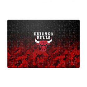 Пазл магнитный 126 элементов с принтом CHICAGO BULLS | ЧИКАГО БУЛЛС в городе Новоалтайск, полимерный материал с магнитным слоем | 126 деталей, размер изделия —  180*270 мм | bulls | chicago | chicago bulls | nba | red bulls | usa | америка | быки | нба | сша | чикаго буллс