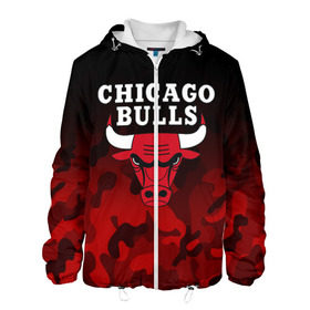 Мужская куртка 3D с принтом CHICAGO BULLS | ЧИКАГО БУЛЛС в городе Новоалтайск, ткань верха — 100% полиэстер, подклад — флис | прямой крой, подол и капюшон оформлены резинкой с фиксаторами, два кармана без застежек по бокам, один большой потайной карман на груди. Карман на груди застегивается на липучку | bulls | chicago | chicago bulls | nba | red bulls | usa | америка | быки | нба | сша | чикаго буллс