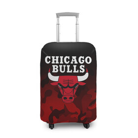 Чехол для чемодана 3D с принтом CHICAGO BULLS | ЧИКАГО БУЛЛС в городе Новоалтайск, 86% полиэфир, 14% спандекс | двустороннее нанесение принта, прорези для ручек и колес | bulls | chicago | chicago bulls | nba | red bulls | usa | америка | быки | нба | сша | чикаго буллс