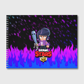 Альбом для рисования с принтом BRAWL STARS BIBI в городе Новоалтайск, 100% бумага
 | матовая бумага, плотность 200 мг. | Тематика изображения на принте: bib | brawl stars | bull | colt | crow | leon | leon shark | moba | sally leon | shark | акула | берли | биби | бравл старс | ворон | жанр | игра | кольт | леон | леон акула | нита | спайк | шелли
