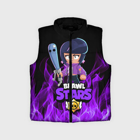 Детский жилет утепленный 3D с принтом BRAWL STARS BIBI. в городе Новоалтайск,  |  | bib | brawl stars | bull | colt | crow | leon | leon shark | moba | sally leon | shark | акула | берли | биби | бравл старс | ворон | жанр | игра | кольт | леон | леон акула | нита | спайк | шелли