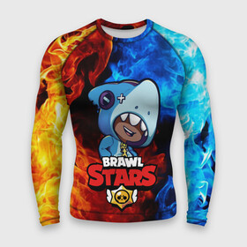 Мужской рашгард 3D с принтом Brawl Stars LEON SHARK в городе Новоалтайск,  |  | 8 bit | 8 бит | brawl | brawl stars | crow | leon | shark | stars | акула | бравл | бравл старс | браво старс | игра | компьютерная | кров | леон | леон акула | онлайн | старс | шарк