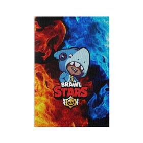 Обложка для паспорта матовая кожа с принтом Brawl Stars LEON SHARK в городе Новоалтайск, натуральная матовая кожа | размер 19,3 х 13,7 см; прозрачные пластиковые крепления | 8 bit | 8 бит | brawl | brawl stars | crow | leon | shark | stars | акула | бравл | бравл старс | браво старс | игра | компьютерная | кров | леон | леон акула | онлайн | старс | шарк