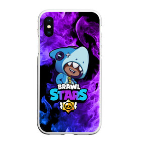 Чехол для iPhone XS Max матовый с принтом Brawl Stars LEON SHARK в городе Новоалтайск, Силикон | Область печати: задняя сторона чехла, без боковых панелей | 8 bit | 8 бит | brawl | brawl stars | crow | leon | shark | stars | акула | бравл | бравл старс | браво старс | игра | компьютерная | кров | леон | леон акула | онлайн | старс | шарк