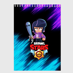 Скетчбук с принтом BRAWL STARS BIBI в городе Новоалтайск, 100% бумага
 | 48 листов, плотность листов — 100 г/м2, плотность картонной обложки — 250 г/м2. Листы скреплены сверху удобной пружинной спиралью | bib | brawl stars | bull | colt | crow | leon | leon shark | moba | sally leon | shark | акула | берли | биби | бравл старс | ворон | жанр | игра | кольт | леон | леон акула | нита | спайк | шелли