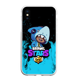 Чехол для iPhone XS Max матовый с принтом Brawl Stars LEON SHARK в городе Новоалтайск, Силикон | Область печати: задняя сторона чехла, без боковых панелей | 8 bit | 8 бит | brawl | brawl stars | crow | leon | shark | stars | акула | бравл | бравл старс | браво старс | игра | компьютерная | кров | леон | леон акула | онлайн | старс | шарк